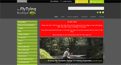 Desktop Screenshot of flytyingboutique.com