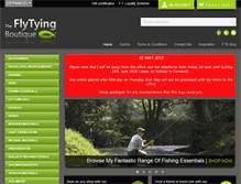 Tablet Screenshot of flytyingboutique.com